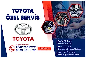 toyota özel servis