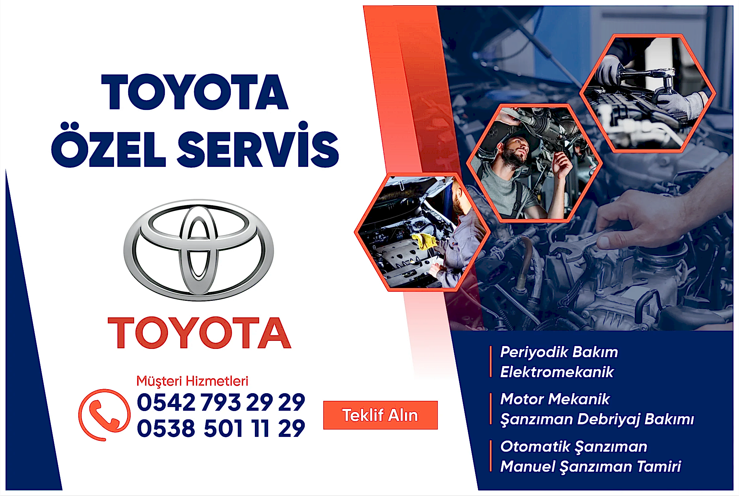 toyota özel servis