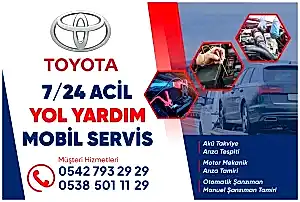 toyota romeo yol yardım mobil oto servis tamirci