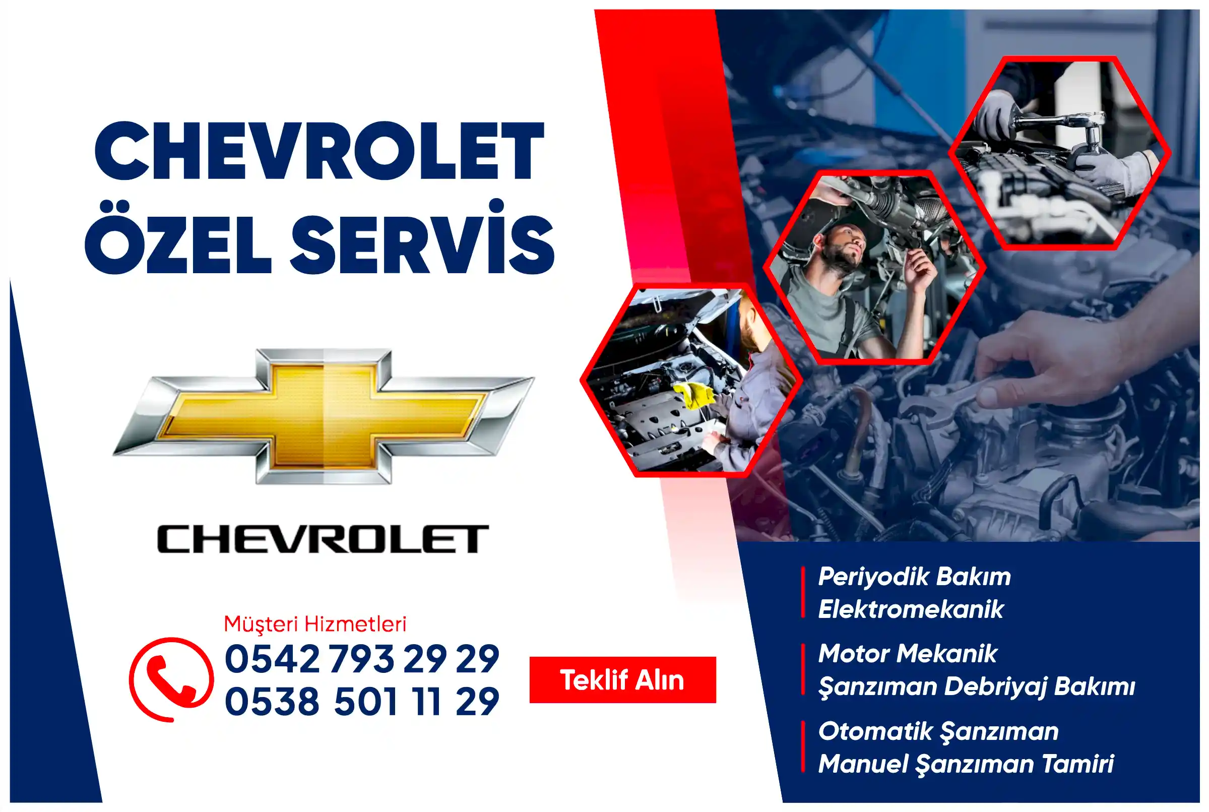 chevrolet özel servis