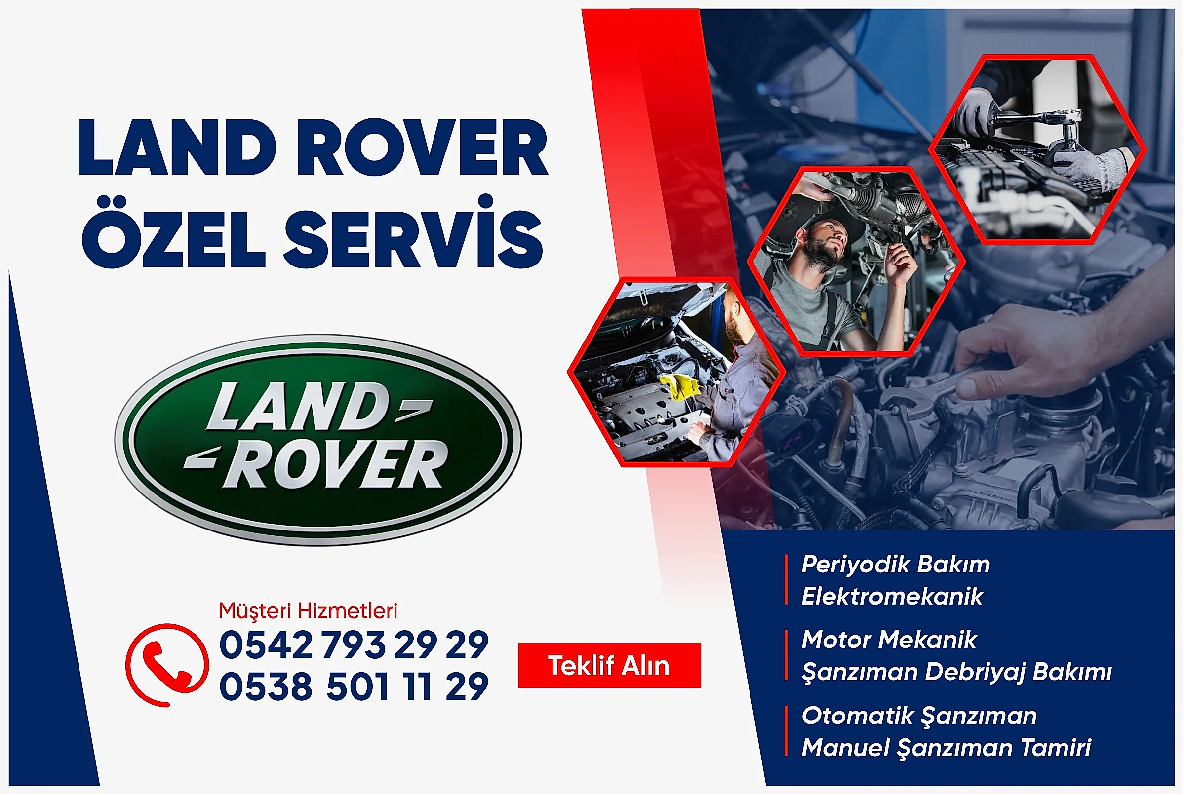 Land Rover Özel Servis