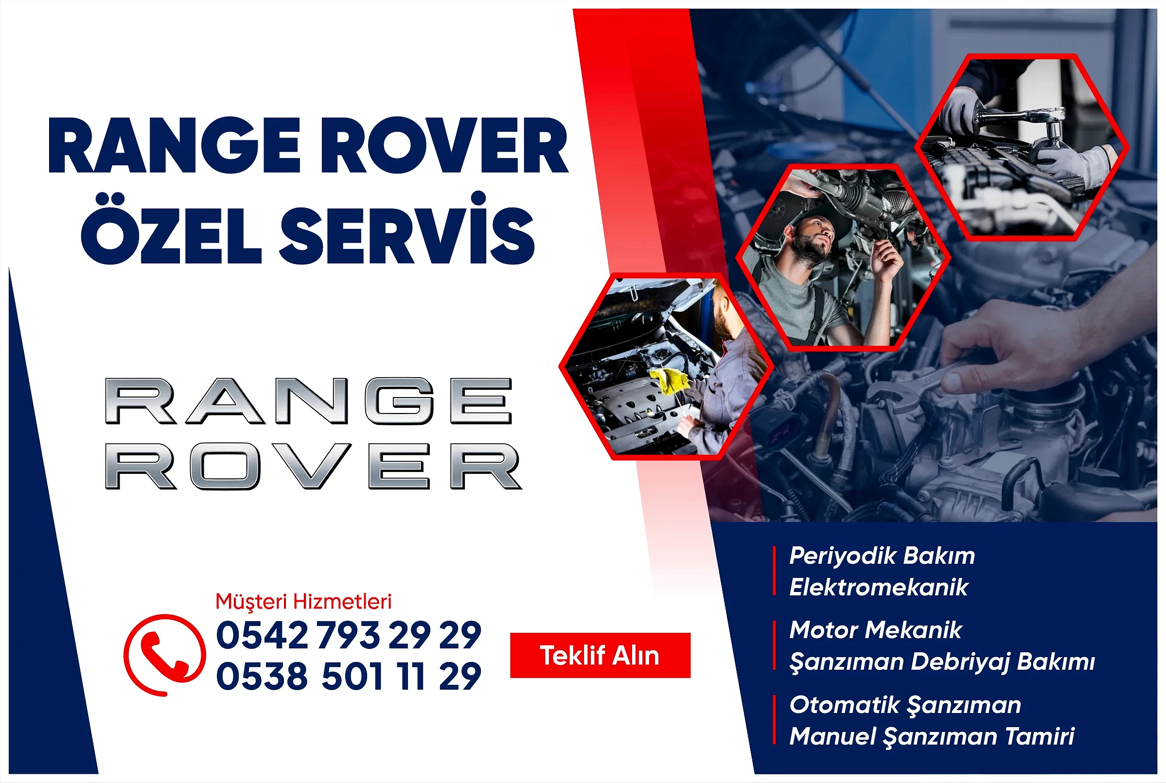Range Rover Özel Servis